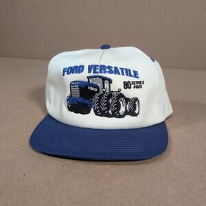 Vintage Ford Versatile 80 Series New Holland Tractor Promo Snapback K-PRODUCTS
